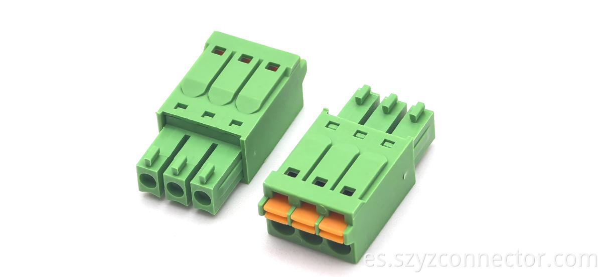 pluggable terminal blocks single row